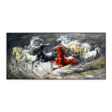 Load image into Gallery viewer, 100% Hand Painted Abstract Running horse Painting On Canvas Wall Art Frameless Picture Decoration For Live Room Home Decor Gift