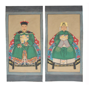 Hand painted ancestor paintings on canvas fabric