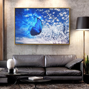 Oil Canvas Painting butteryfly -dream-beach- For Home Decoration Wall Art
