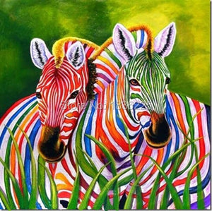 kids gifts 2018 zebra canvas oil painting art and craft for children pop art painting decorative pictures for living room