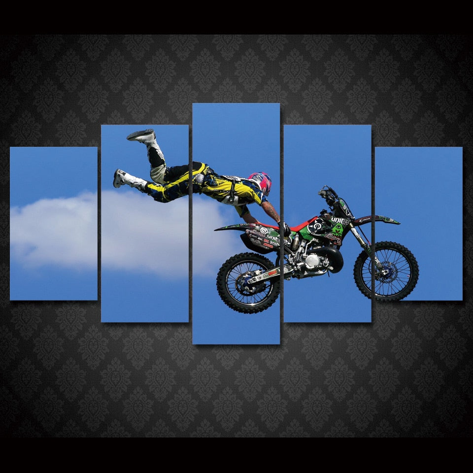 HD Printed 5 Piece Canvas Art Muscle Cars Painting Wall Pictures for Living Room Modern Wall Art Canvas Free Shipping