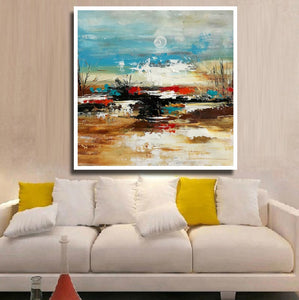 Hand Painted Knife Painting With Popular Art Graffiti Artworks  Abstract Paiting On Canvas For Room