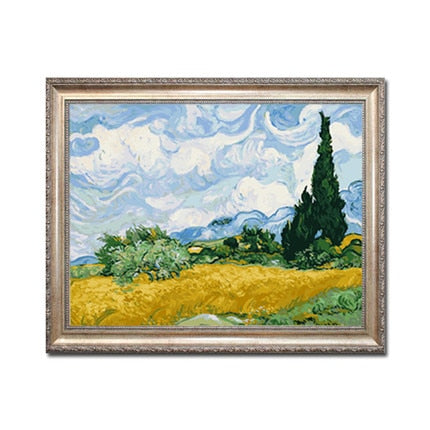 Pastoral landscape DIY oil painting by numbers hand paited large wall pictures framed wall for the living room 40x50