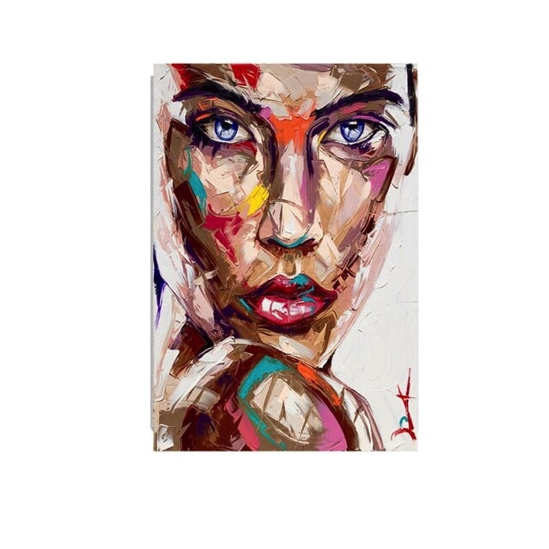 Graffiti Women Portrait Oil Painting Home Decor For Hand Painted Canvas Decorative Wall Art Cuadros For Living Room Bedroom