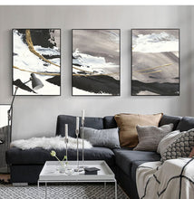 Load image into Gallery viewer, Paintings Hand painted Modern black and white Abstract canvas Oil Paintings home Decoration Abstract Oil Painting wall picture L