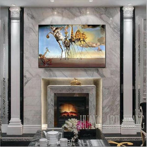 Hand Painted Oil Painting Imitation of Famous painting Spain Artist Dali Artwork for Living Room Decoration Impression Painting