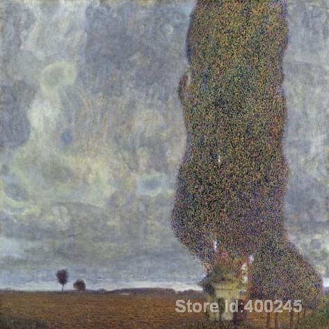 Landscape art A Gathering Storm by Gustav Klimt Oil painting reproduction Hand painted High quality