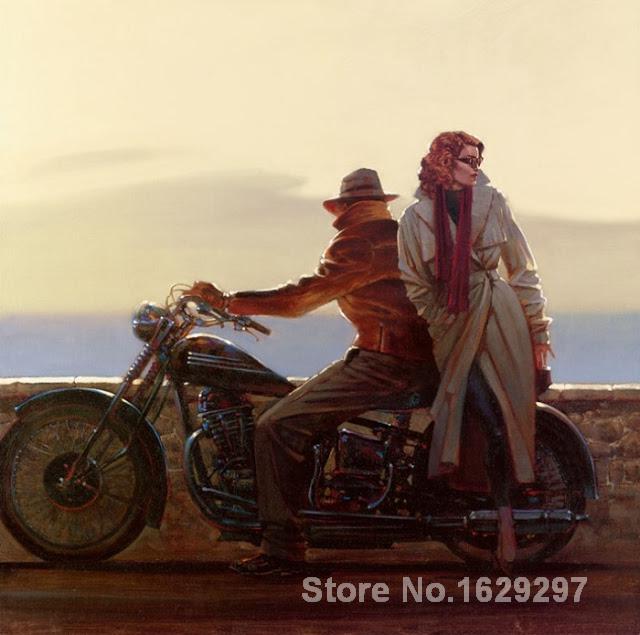 Oil Painting modern Coastal Ride Brent Lynch Hand painted High quality