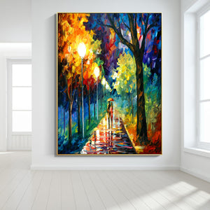 Landscape plattle knife Oil painting On Canvas Painting For Living Room Wall Art modern abstract Hand Painted