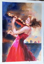 Load image into Gallery viewer, The beauty of oil painting Hand Painted Unframed Pino Daeni Impressionist  figure Canvas art