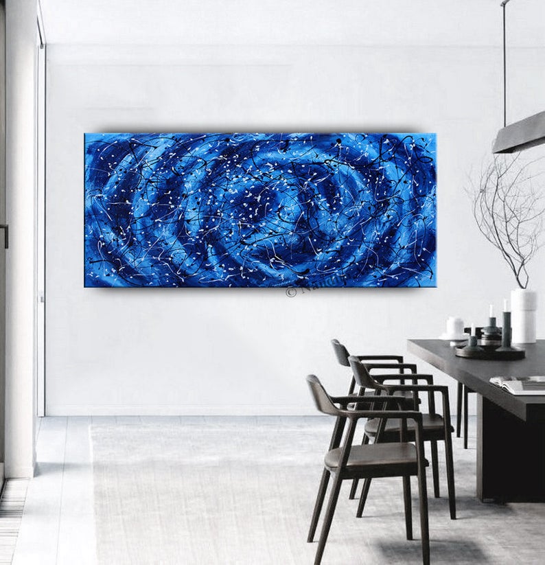 Abstract Canvas Art, Hand-Painted Luxury Modern Painting on Canvas -abstract oil painting,abstract contemporary