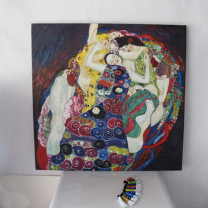 Modern oil painting  Maiden by Gustav Klimtwall famous canvas art beautiful oil painting for living room