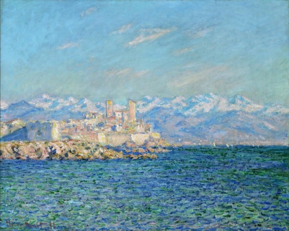 High quality Oil painting Canvas Reproductions Antibes, Afternoon Effect (1888) By Claude Monet hand painted