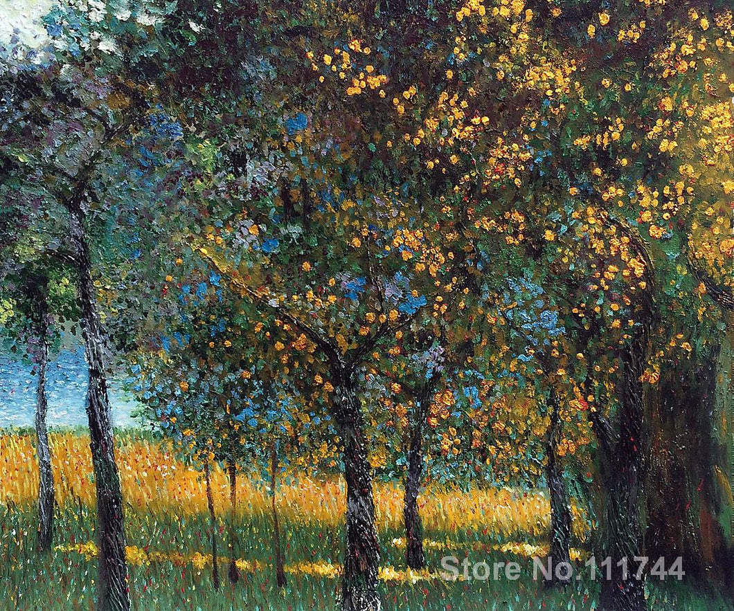 Landscapes paintings of famous artist Fruit Trees (Luxury Line) Gustav Klimt art High Quality Handmade