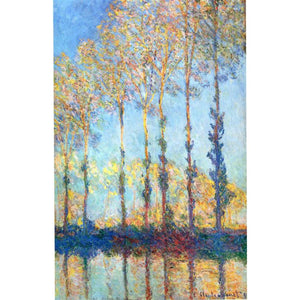 Poplars on the Banks of the Epte of Claude Monet art oil paintings Canvas reproduction hand-painted
