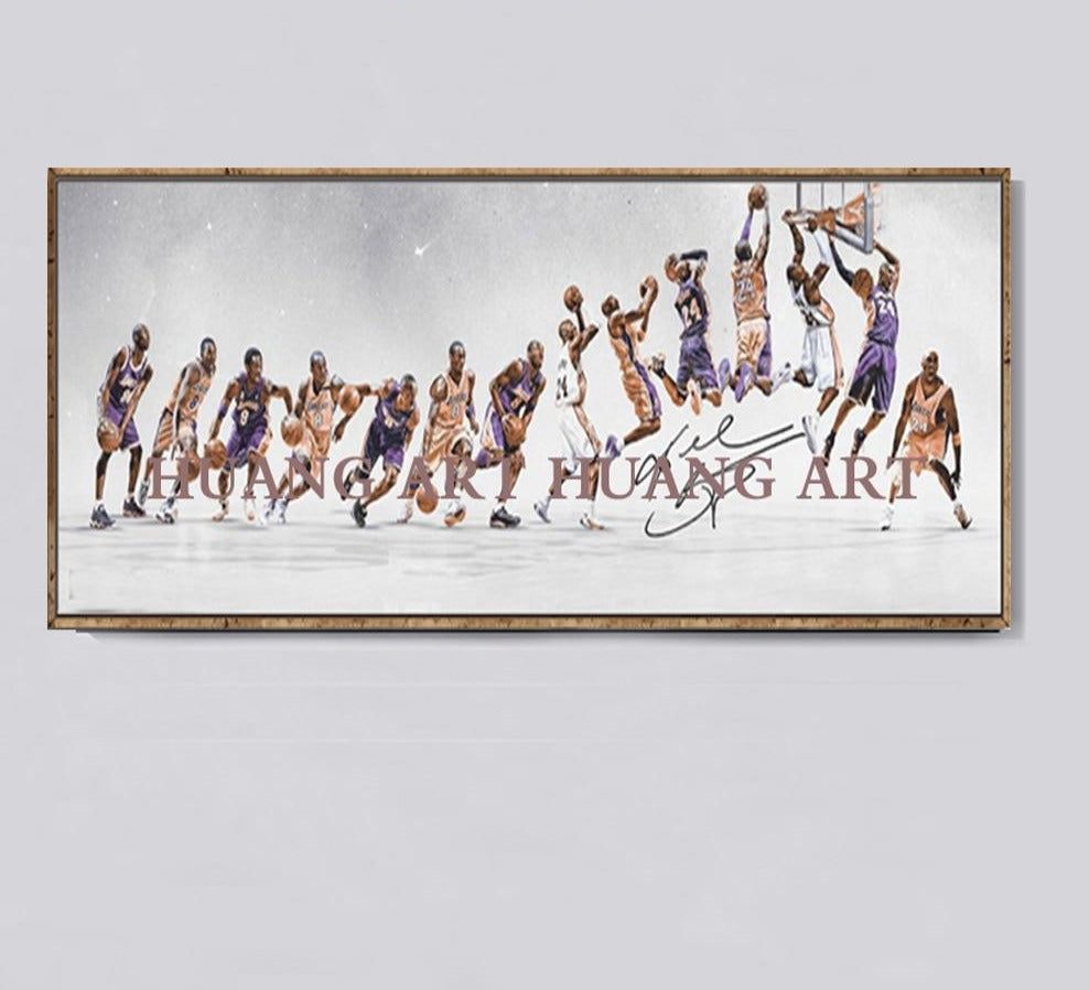 High quality new knife oil painting MBA people team modern home decor hand-painted canvas wall decoration painting art life