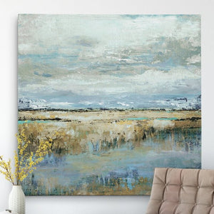 Texture Landscape Wall Art Picture 100% Hand Painted Modern Abstract Oil Painting On Canvas For Living Room Home Decor No Frame
