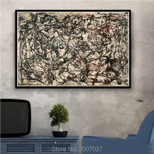 Paintings Art Jackson Pollock Abstract Painting Psychedelic Handmade Canvas Paintings Wall Pictures For Living Room Home Decor