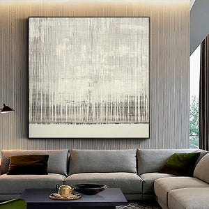 Hand painted Abstract Grey Color Oil Paintings Modern Handmade Canvas Painting Wall Painting for Living Room home Decoration