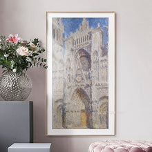 Load image into Gallery viewer, 100% Handmade Claude Monet Famous Painting  Rouen Catherdral : The Portal Canvas Painting Poster for Living Room No Framed