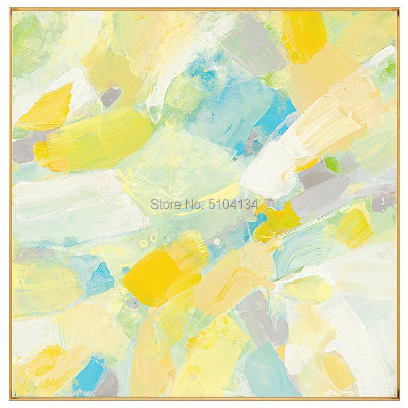 Color Abstract Splash Canvas Handmade Oil Paintings Modern Wall Art Pictures For Living Room Bedroom Dinning Room Aisle Studio