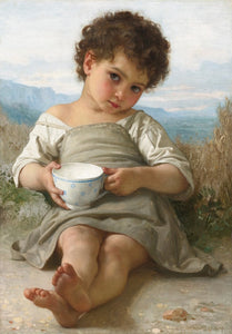 Handmade Oil painting reproduction Cup of milk by William Bouguereau