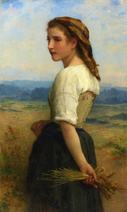Handmade Oil painting picture reproduction Gleaners by William Bouguereau