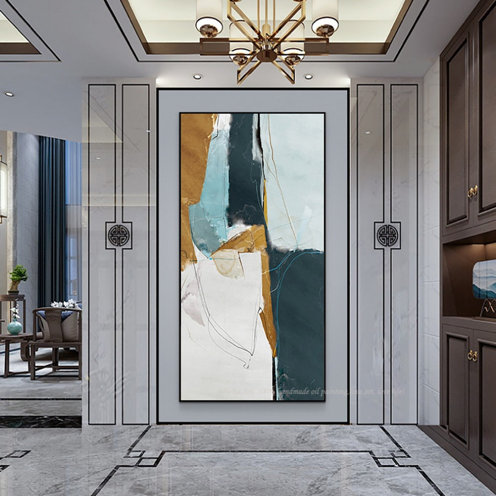 Popular Handmade Oil Painting Home Decor Abstract Modern Wall Art Pictures for Living Room Decoration