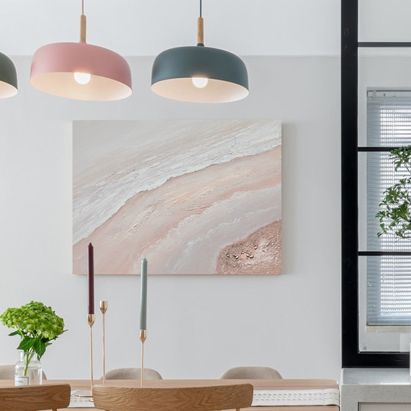 Nordic Oil Painting Minimalist Modern Abstract Handmade Painting Aesthetic Landscape Dekoracje Do Pokoju Home Decor