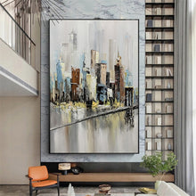 Load image into Gallery viewer, Large sizes Frameless 100% Handmade Color graffiti oil Painting On Canvas Wall art Pictures For Living Room Wall Art Home Decor