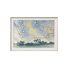 Load image into Gallery viewer, 100% Handmade Henri-Edmond Cross Famous Painting Landscape with star Wall Art Canvas Painting Poster for Living Room No Framed