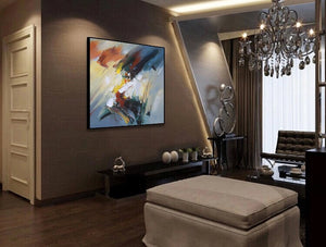 Hand Painted Thick Oil Palette Painting High Quality Living Room Study Bedroom Modern Decorated Canvas Painting