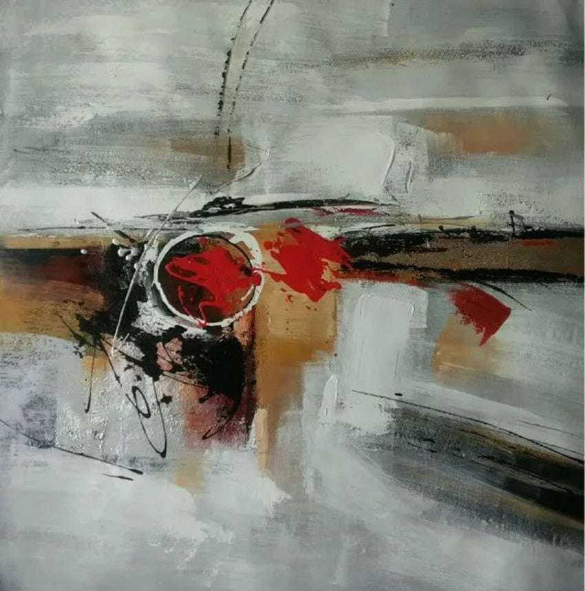 Hand Modern Living Room Bedroom Study Walkway Simple Decorative Style Abstract Series Canvas Oil Painting