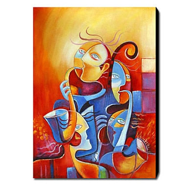 One piece Hand Painted Modern Abstract Oil Painting Canvas Wall Art Canvas Paintings Pictures Canvas for Living rooms Wall Decor