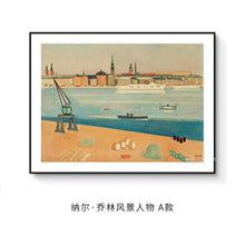 Load image into Gallery viewer, Einar Jolin Classical Landscape Poster Handmade Art Canvas Painting Wall Pictures For Living Room Oriental Home Decor
