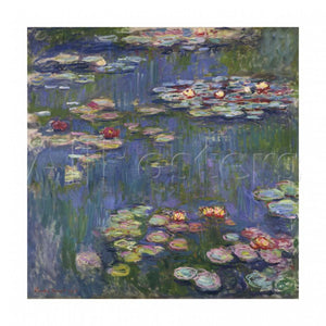 Handmade oil painting reproduction of Claude Monet High quality Water Lilies c. Living room decor