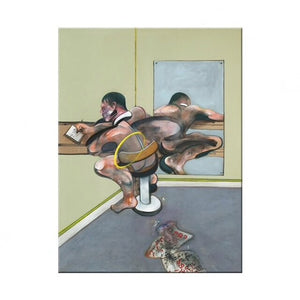 Francis Bacon Famous Artist Abstract “Bullfight” Canvas Painting Handmade Oil Painting for Living Room Decor Wall Art Decor
