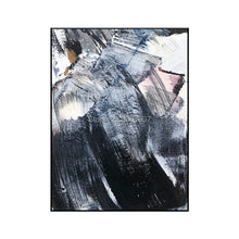 Load image into Gallery viewer, Handmade Abstract Black and Blue Color Oil Painting Home Decor High Quality Oil Painting on Canvas Free Shipping Drop Shipping