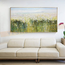 Load image into Gallery viewer, Knife Thick Flower Art Oil Painting 100% Hand Drawn Heavy Textured Wall Decoration Canvas Art Floral Pictures For Living Room