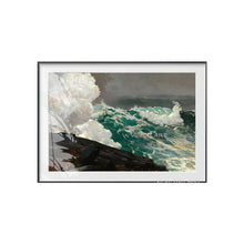 Load image into Gallery viewer, 100% Handmade American Artist Famous Painting West Point, Prout&#39;s Neck Wall Art Canvas Painting Poster for Living Room No Framed