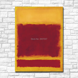 Abstract Mark Rothko's Composition Modern Handmade Oil Painting For Living Room No Frame Home Decor ship by DHL