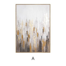 Load image into Gallery viewer, handmade Abstract Gold oil painting Canvas Painting Fashion Poster Wall Art Picture For Living Room home Decor