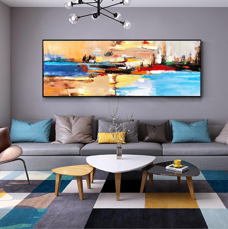 Handmade Painting On Canvas Modern 100% Best Art Abstract Oil Painting Directly From Artist