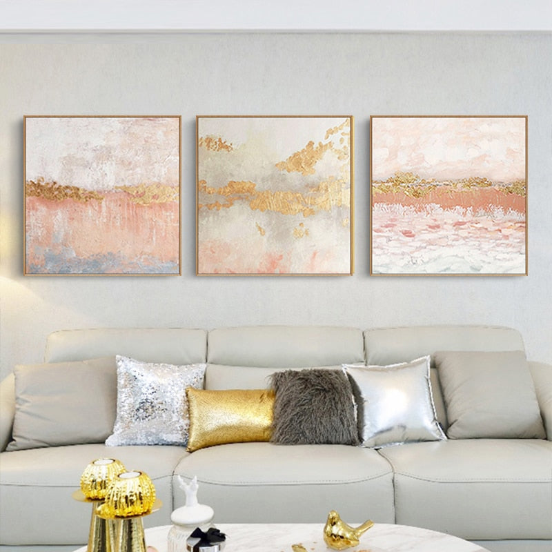 Aesthetic Handmade Painting Modern Nature Nordic Wall Art Oil Painting Abstract Minimalist Tableau Salon Home Decor DE50ZSH