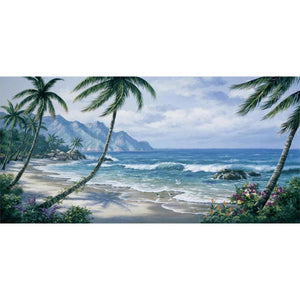 Handmade oil painting on canvas Paradise Classic wall art landscape pictures home decoration