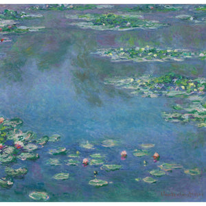 Handmade oil painting reproduction of Claude Monet High quality Water Lilies Morning Living room decor