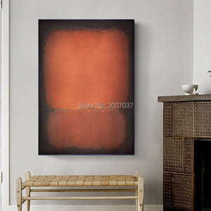 100% Handmade Mark Rothko Abstract Oil Painting on Canvas Unframed for Home decor