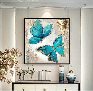 Decorative canvas painting 100% handmade abstract paintings acrylic canvas oil painting wall picture for living room modern