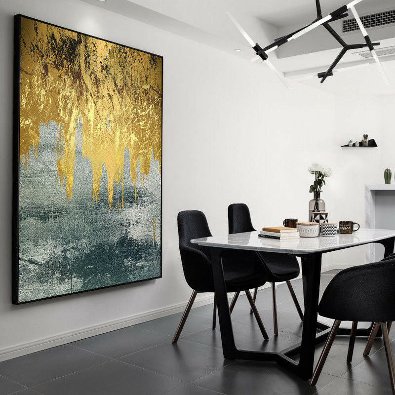 Oil Painting by Hand Modern Abstract art oil painting on canvas Unframed canvas painting  bedroom decor