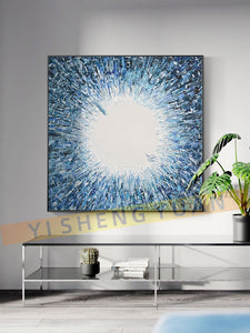 New Arrival Home Decoração Nordic Parede Art Handmade Abstract Oil Painting Canvas Wall Art Modern Home Decoration One Piece